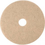 10" Floor MAINTENANCE scrub Pad (TAN/2-SIDED) 5 PK
